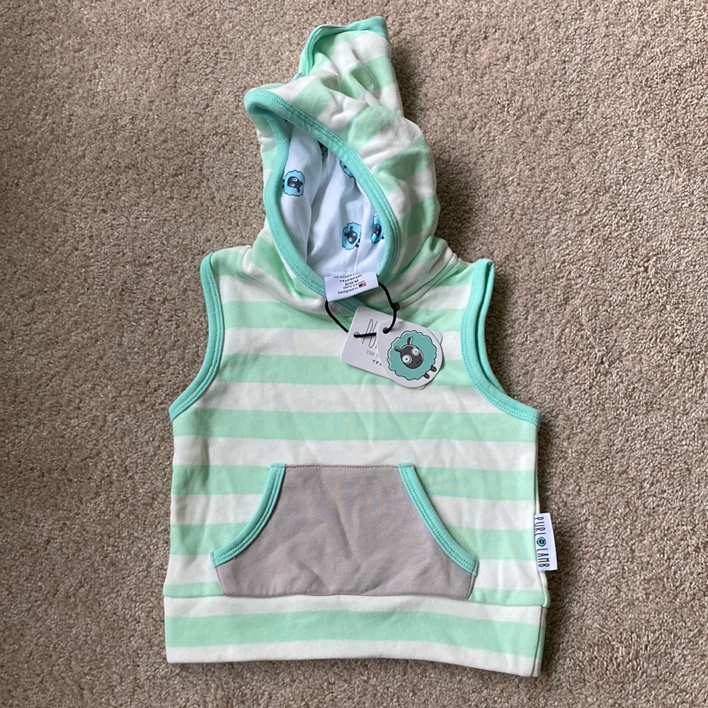 Purl Lamb Hoodie Tank Baby